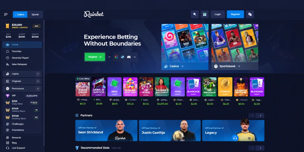 Rainbet Casino online betting casino spil og sportsbook Danmark